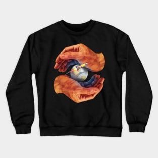 Space Hands Crewneck Sweatshirt